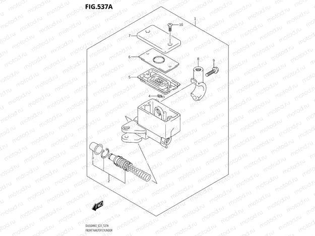 537A - FRONT MASTER CYLINDER