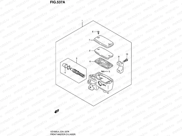 537A - FRONT MASTER CYLINDER