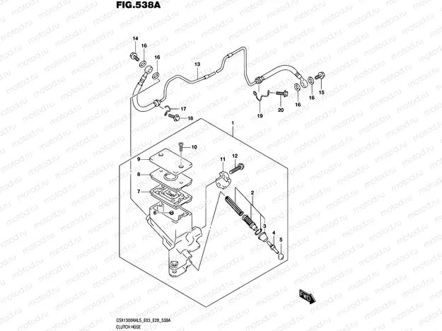 538A - CLUTCH HOSE