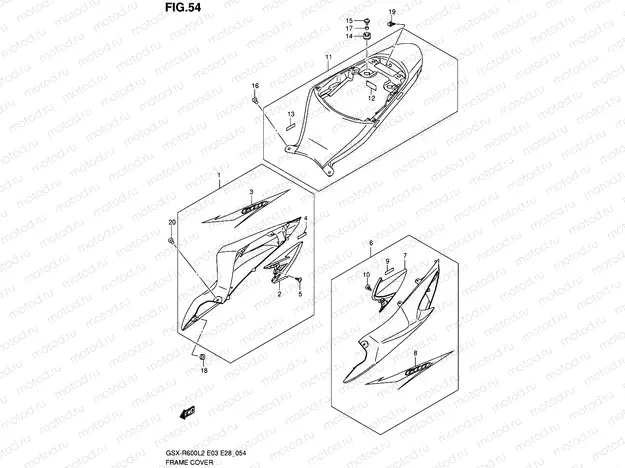54 - FRAME COVER (44X)