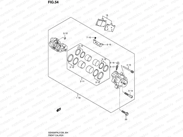 54 - FRONT CALIPER