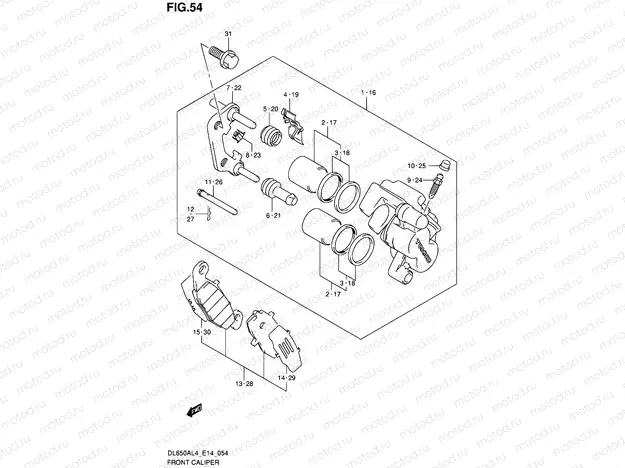 54 - FRONT CALIPER