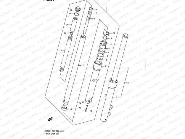 54 - FRONT DAMPER