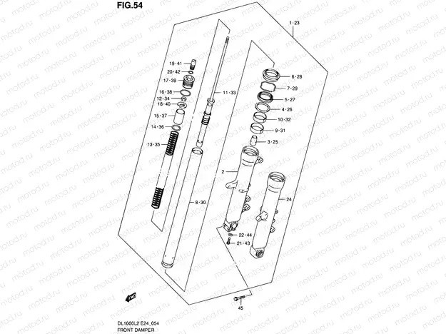 54 - FRONT DAMPER