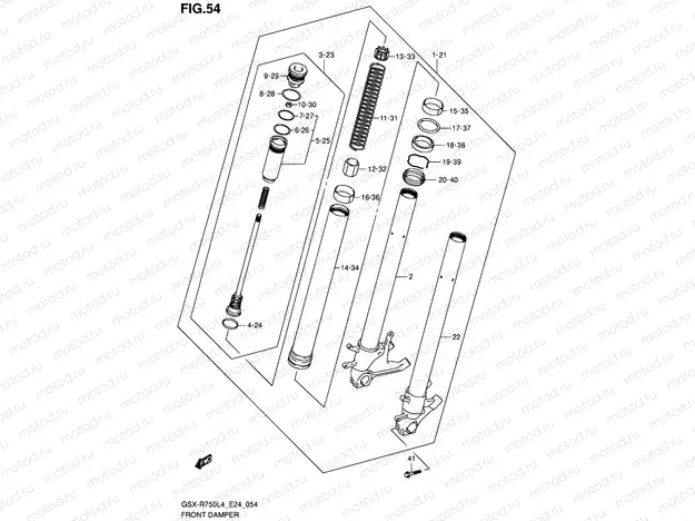 54 - FRONT DAMPER