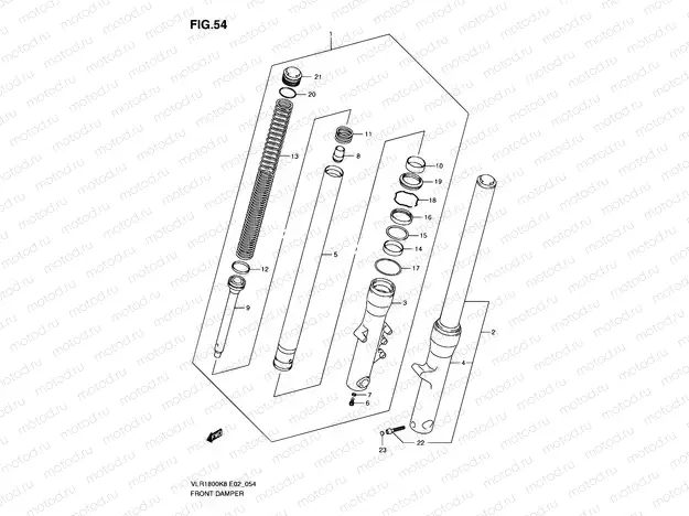 54 - FRONT DAMPER
