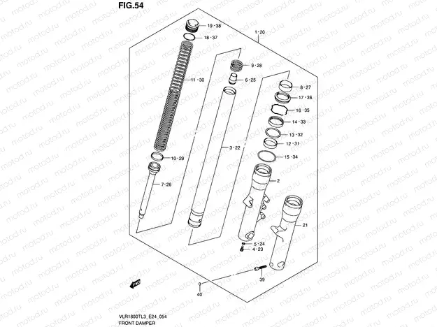 54 - FRONT DAMPER
