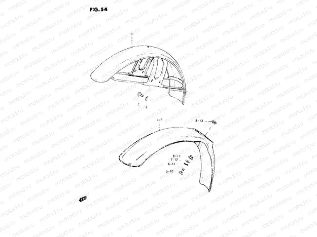 54 - FRONT FENDER
