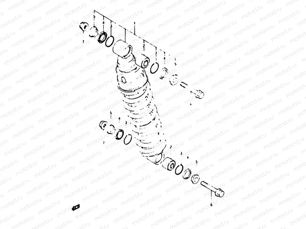 54 - REAR SHOCK ABSORBER