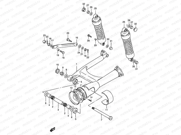 54 - REAR SWINGING ARM