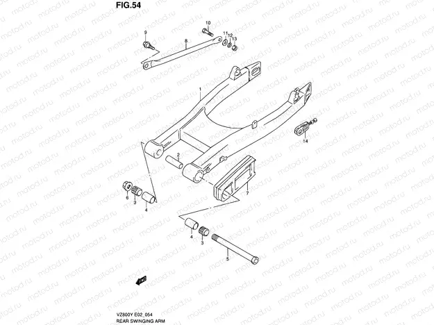 54 - REAR SWINGING ARM