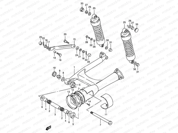 54 - REAR SWINGING ARM