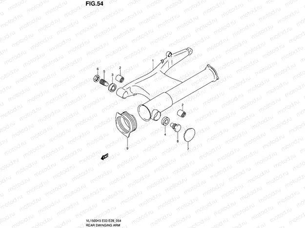 54 - REAR SWINGING ARM