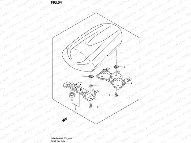 54 - SEAT TAIL BOX
