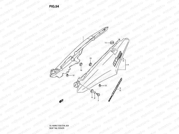 54 - SEAT TAIL COVER