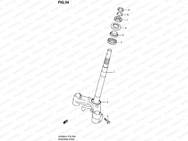 54 - STEERING STEM