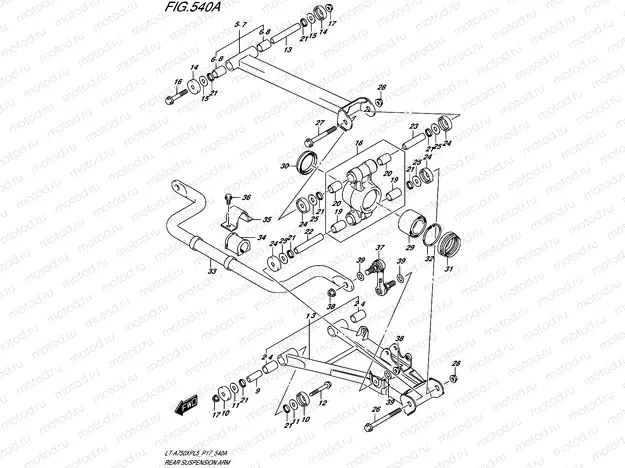 540A - REAR SUSPENSION ARM