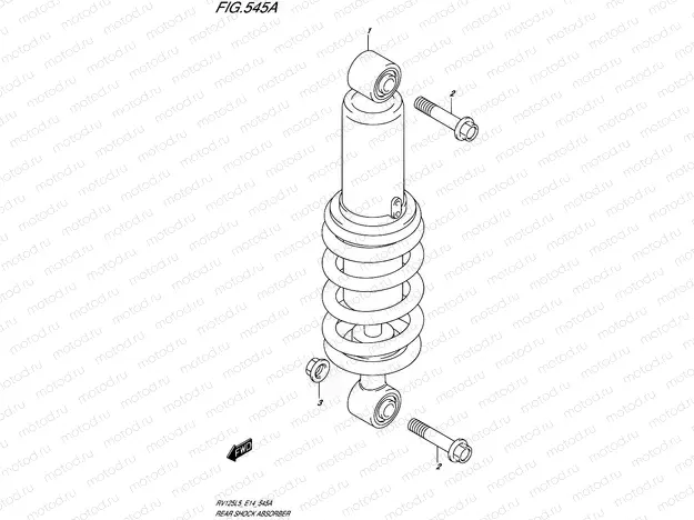 545A - REAR SHOCK ABSORBER