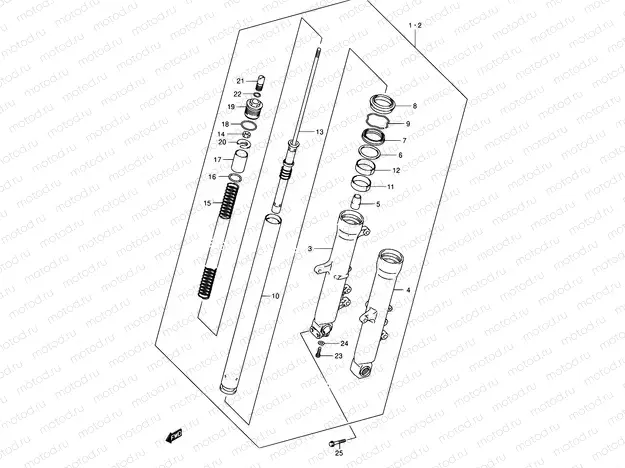 54A - FRONT DAMPER (MODEL K3/K4/K5/K6)