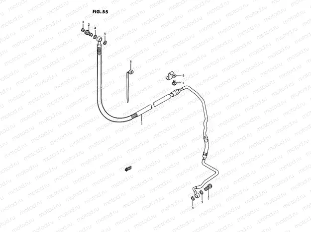 55 - CLUTCH HOSE