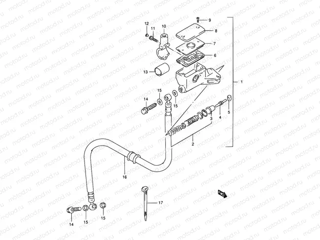 55 - CLUTCH MASTER CYLINDER