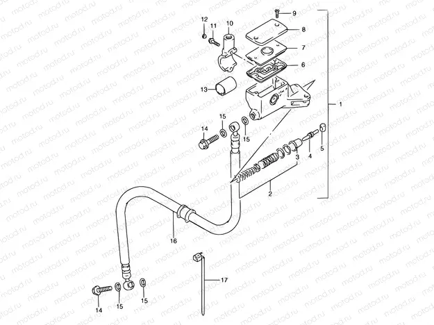 55 - CLUTCH MASTER CYLINDER