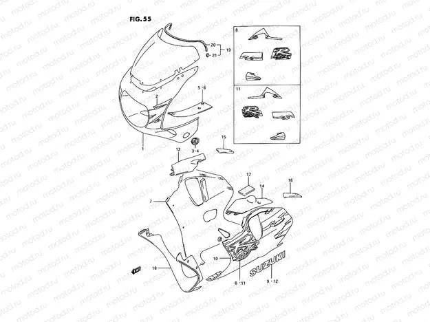 55 - COWLING BODY