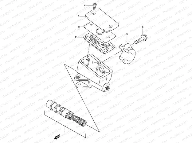 55 - FRONT MASTER CYLINDER