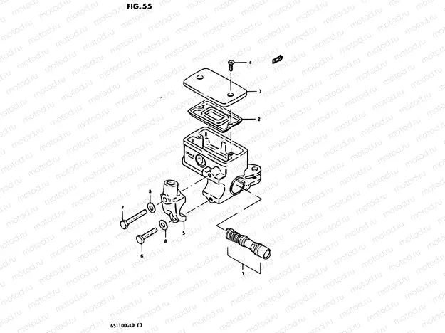 55 - FRONT MASTER CYLINDER