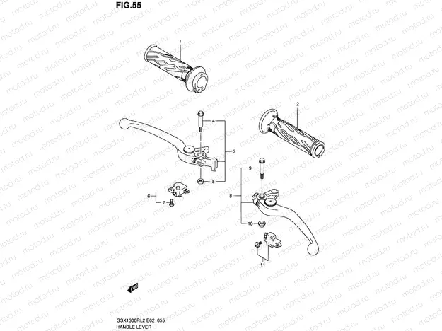 55 - HANDLE LEVER