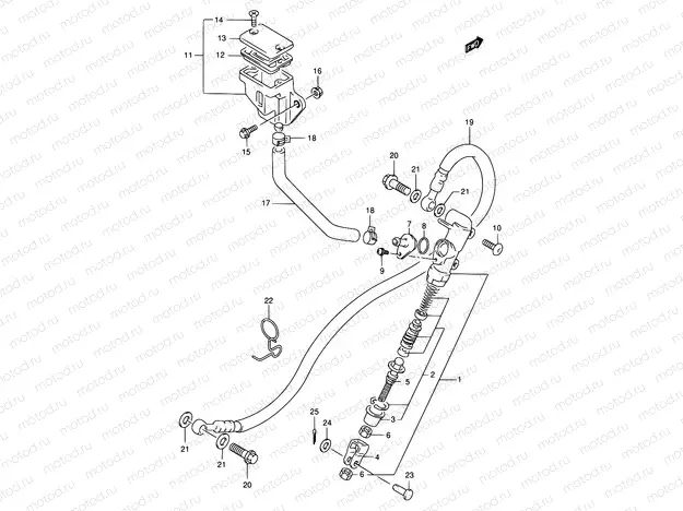 55 - REAR MASTER CYLINDER