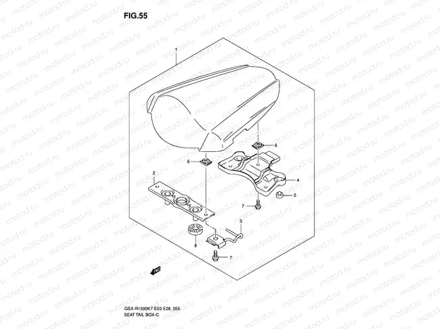 55 - SEAT TAIL BOX