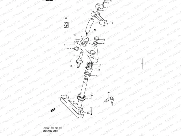 55 - STEERING STEM
