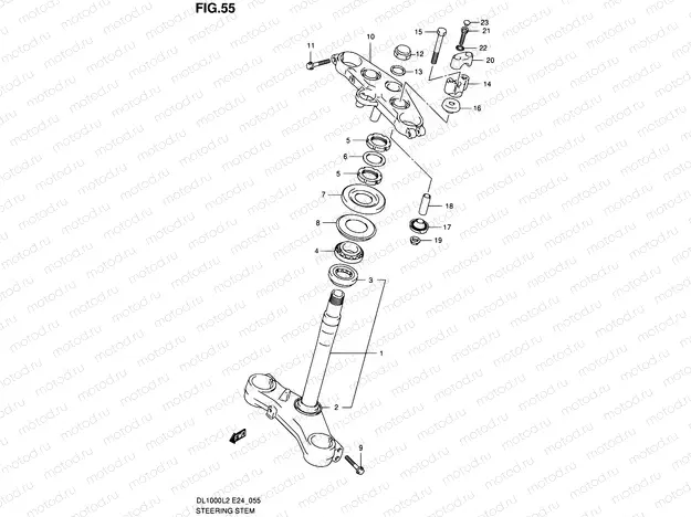 55 - STEERING STEM