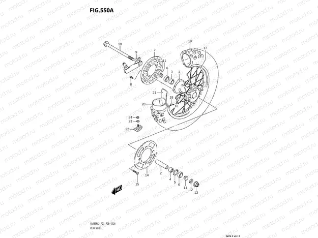 550A - REAR WHEEL