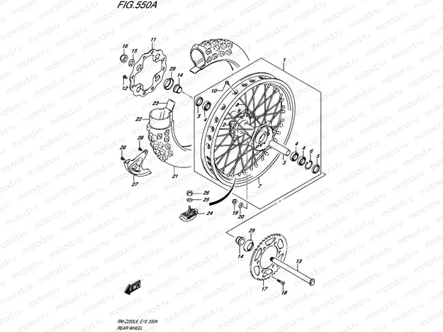 550A - REAR WHEEL