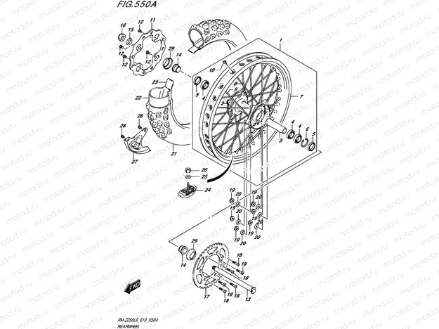 550A - REAR WHEEL