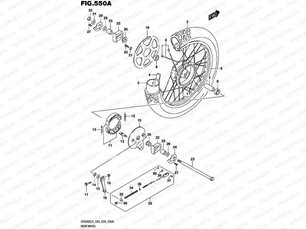 550A - REAR WHEEL
