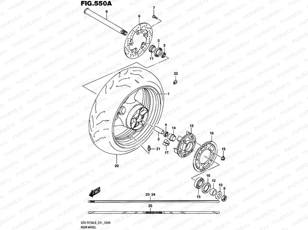 550A - REAR WHEEL