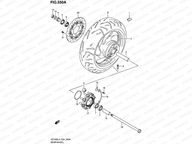 550A - REAR WHEEL