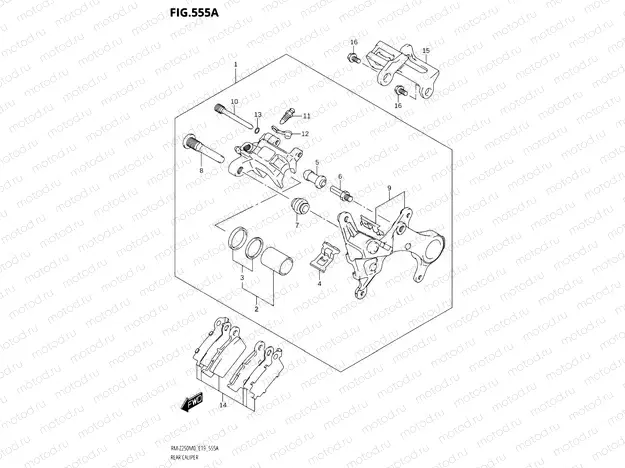 555A - REAR CALIPER