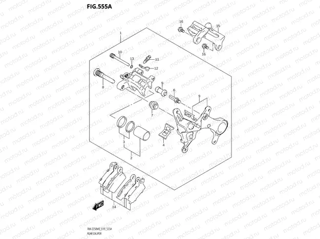 555A - REAR CALIPER