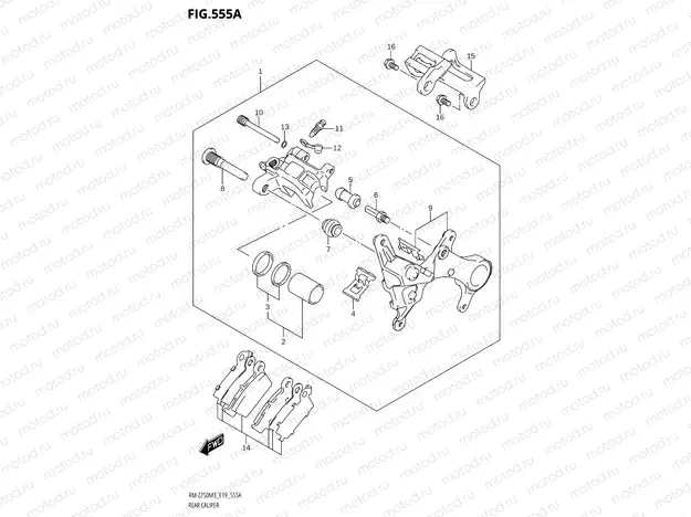 555A - REAR CALIPER