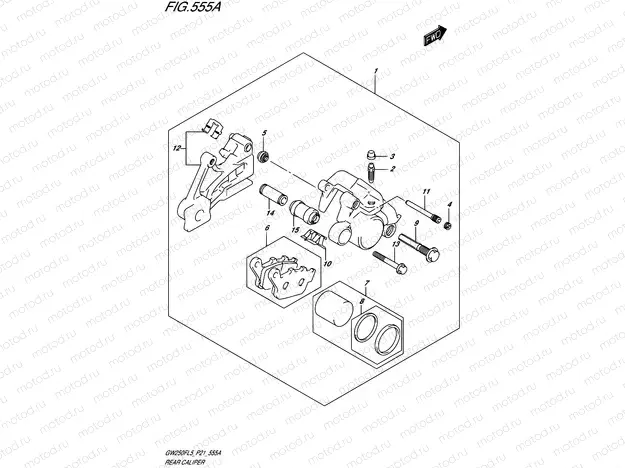 555A - REAR CALIPER