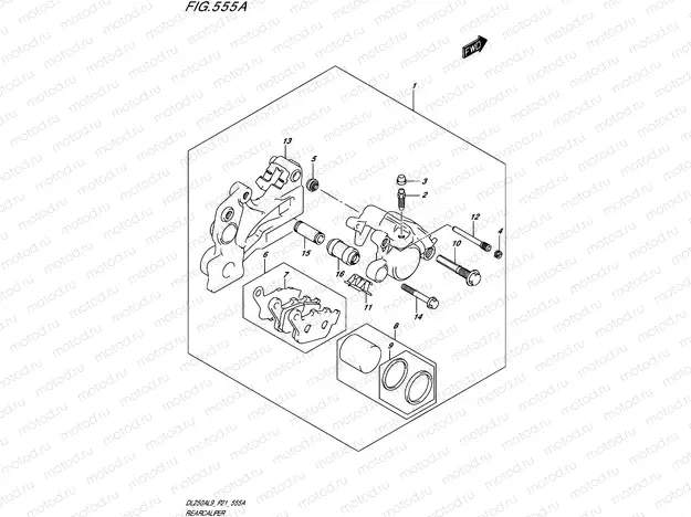 555A - REAR CALIPER