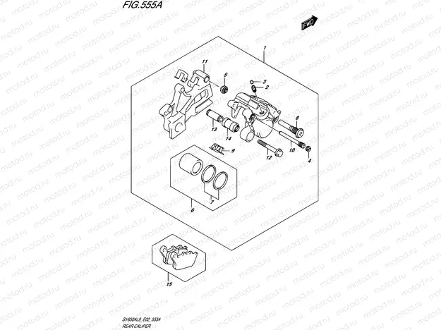 555A - REAR CALIPER