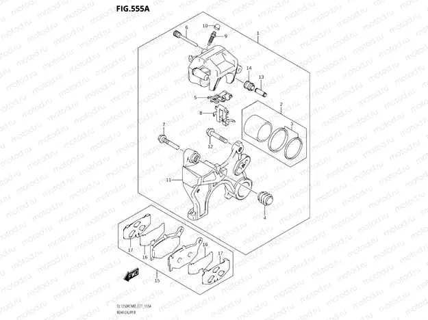 555A - REAR CALIPER