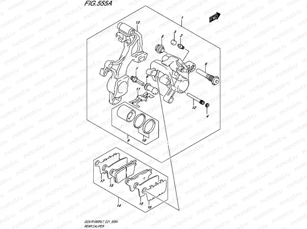 555A - REAR CALIPER