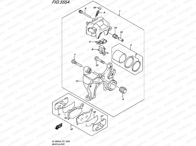 555A - REAR CALIPER