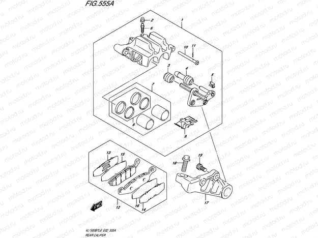 555A - REAR CALIPER